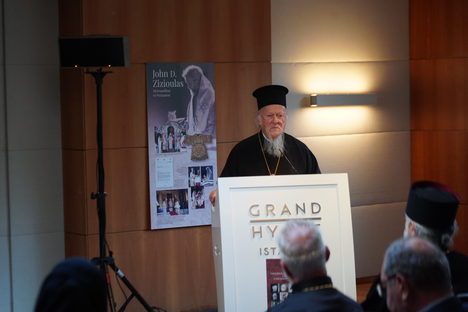 The Ecumenical Patriarch at the International Conference on the contribution of Metropolitan John of Pergamon