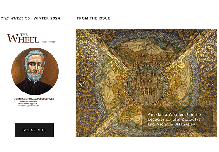 The journal &quot;The Wheel&quot; has dedicated its issue 36 to Metropolitan John Zizioulas
