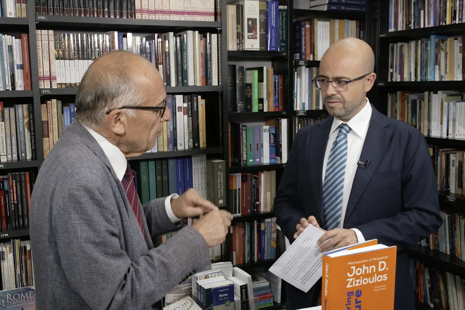 Prof. Nikos Tzoitis Presenting Metropolitan John’s Book in Italian