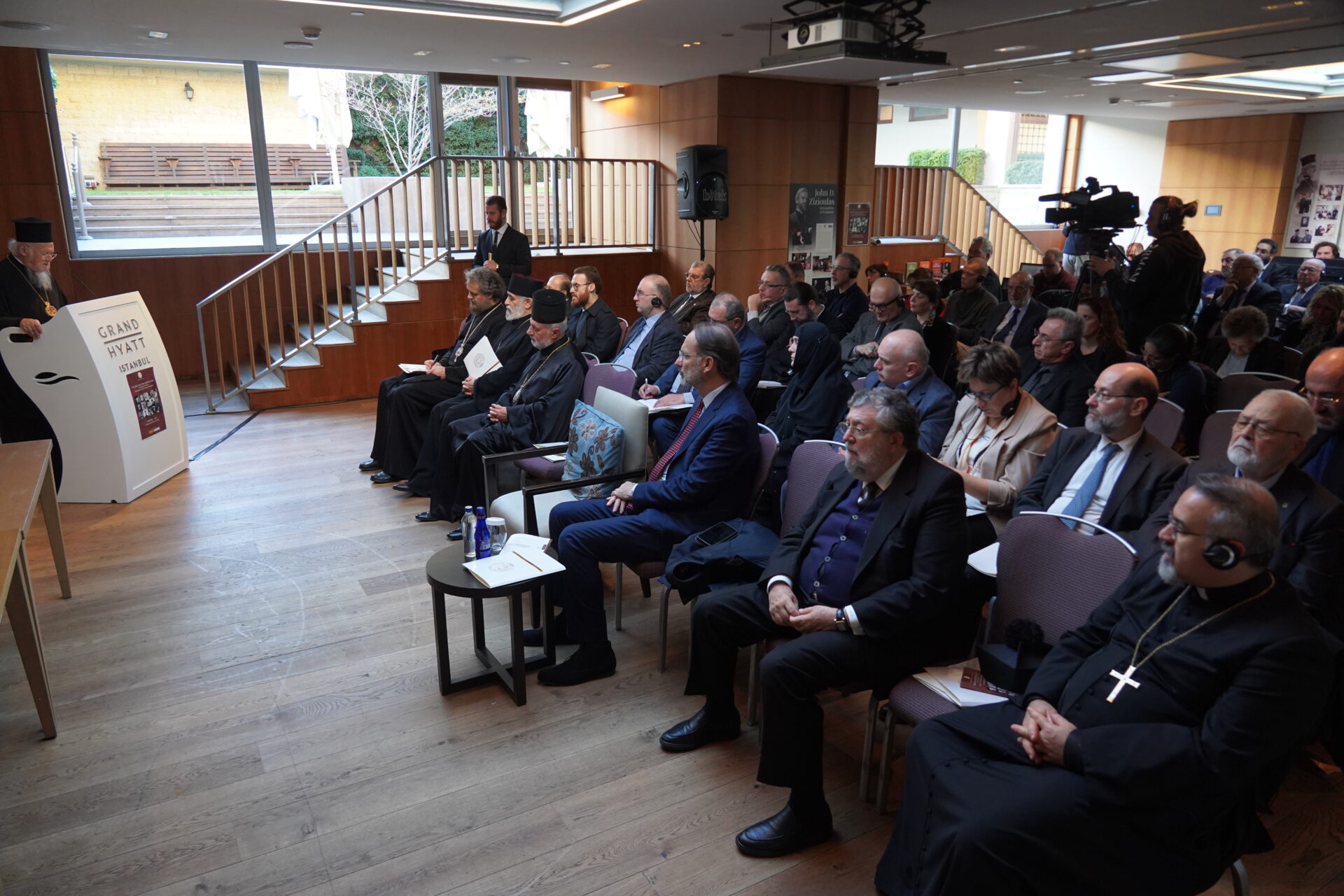 The Ecumenical Patriarch at the International Conference on the contribution of Metropolitan John of Pergamon