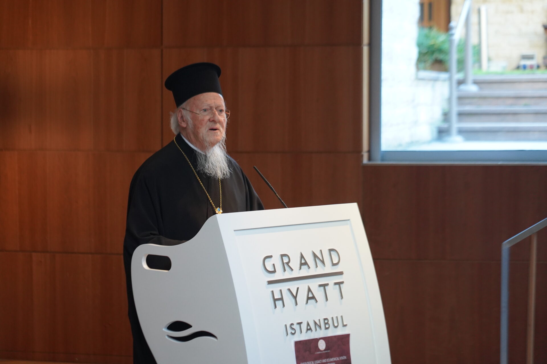 The Ecumenical Patriarch at the International Conference on the contribution of Metropolitan John of Pergamon