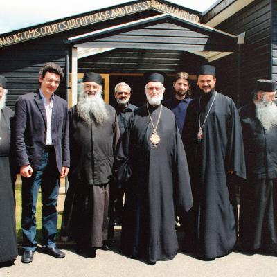 Metropolitan John and Bishop Maxim, Essex, July 11, 2008